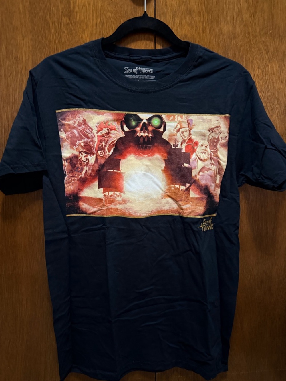 Sea of Thieves Black Graphic Short Sleeve Tee